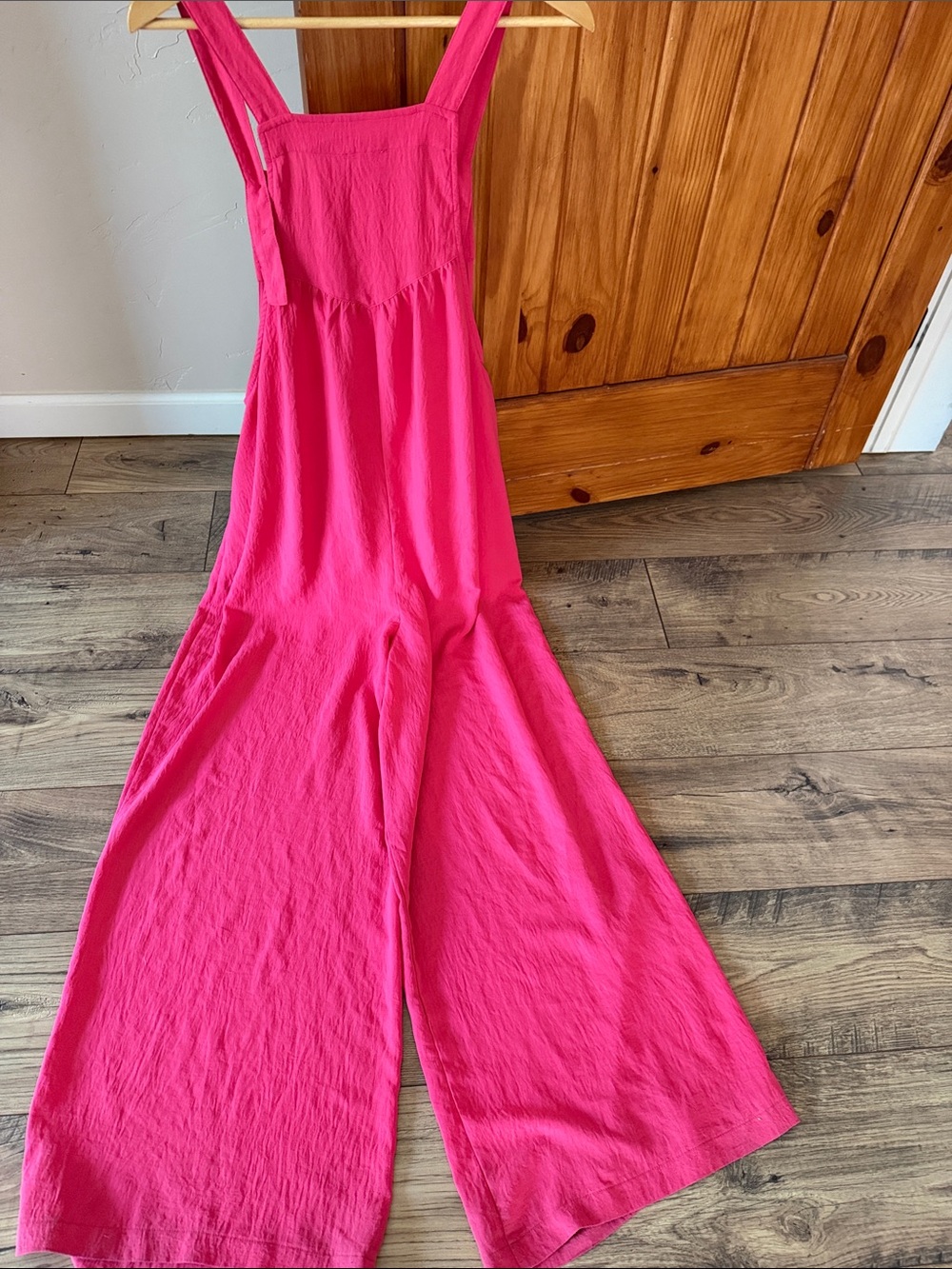 Oddi Los Angeles Wide Leg Romper | Hot Pink | Size 1XL | Boho Chic - Picture 6 of 6